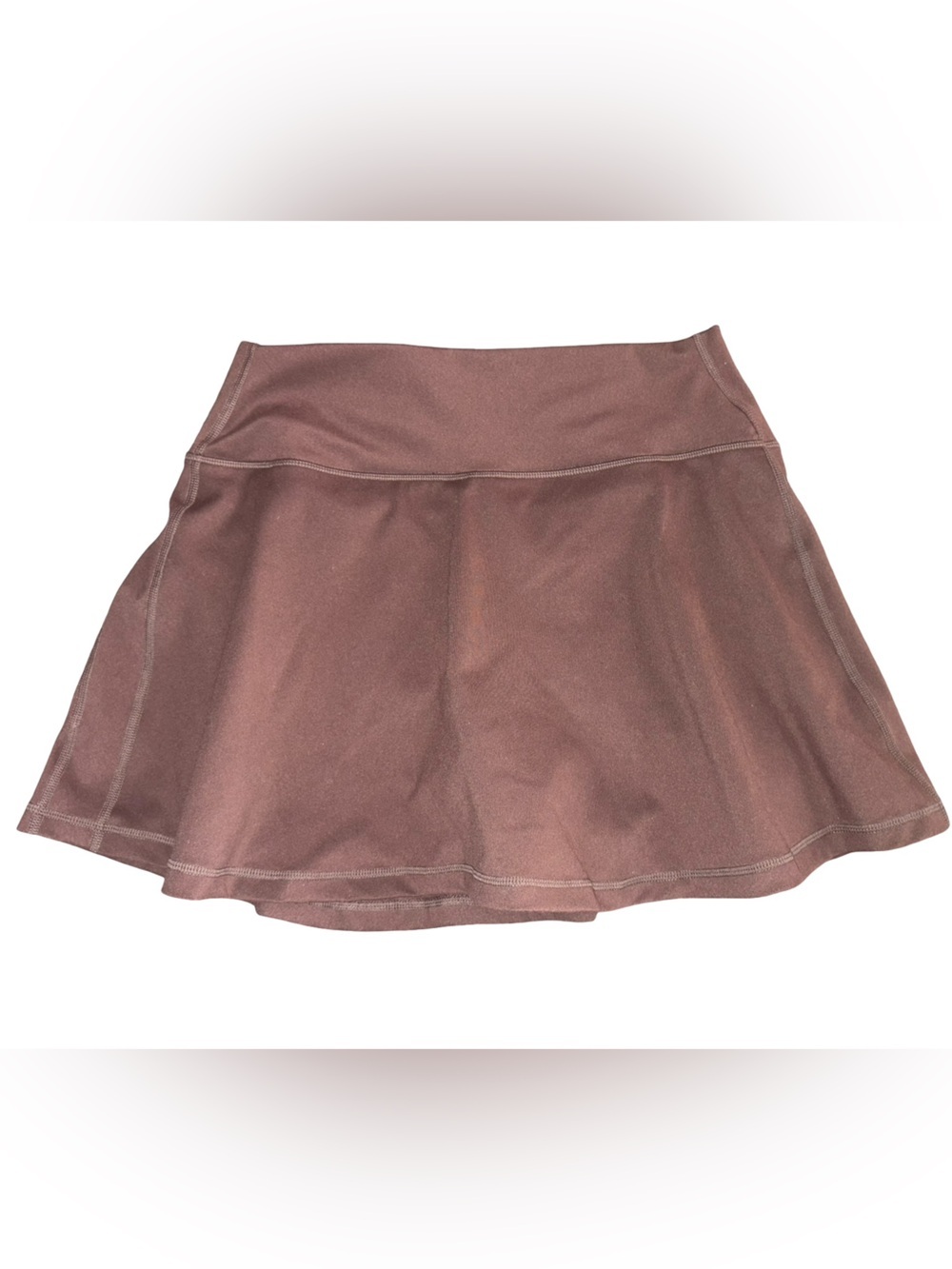 J. Crew Active Chocolate Brown Athletic Skirt Size S Workout Yoga Tennis - Picture 3 of 8